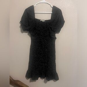 Haute Monde Polka Dot Dress Ruffles